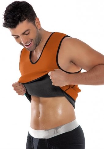 Men Sexy Fitness Sweat Neoprene Corsets