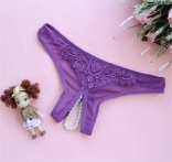 Purple Pearl Bottom G-string