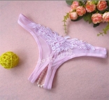 Pink Pearl Bottom G-string