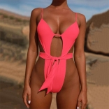 Women Bandage One-Piece Swimwear