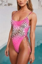 Pink Halter Sexy Swimwear