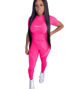 RoseRed Short Sleeve Bodycons Printed Women Sports Dress