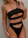 Black Bandage Halter Sexy Swimwear
