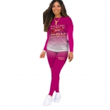RoseRed Long Sleeve Printed Sexy Women Sports Dress