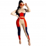Beige Long Sleeve O-Neck Women Sexy Sports Dress