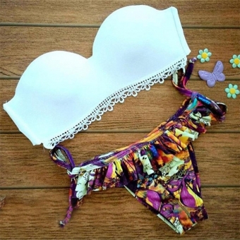 White Lace New Fashion Women Bikini Swimwear