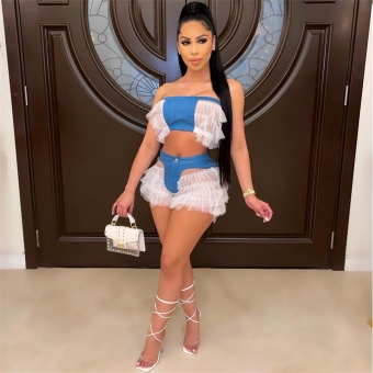 White Sleeveless Boat-Neck Mesh Women Sexy Club Dress