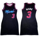 Black Fashion Women Printed Basketball Skirt