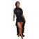 Black Sleeveless Halter Lace Hollow-out Sexy Maxi Dress