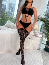 Black Sexy Lace Women Body Lingerie