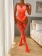 Orange Halter Lace Diamond Sexy Bodystokings Lingerie