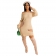 Beige Long Sleeve Hollow-out Woolen Sweater Mini Dress