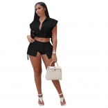 Black Sexy Women Club Dress Sets