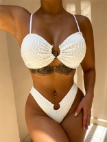 White Sexy Women Bikini Swimwear