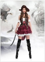 Female Somali Pirate Pirate Costume Role Play for Women