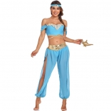 Aladdin Lantern Jasmine Princess Dress COS Uniform