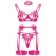 RoseRed Women's Embroidery Erotic Underwears Bra & Brief Sets Clothing Mesh Pellucid Sexy Senior Sexual Costumes