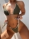 DarkGreen Women Sexy Swimwear Bikini Sets