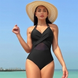 Black One Pieces Women Swimwear Bikinis