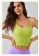 Green Women Sexy Paded Gym Sports Casual Camisole Underwear