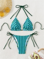 Green Sexy Velvet Party Swimming Bikini Sets