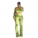 Green 3PCS Knitted Long Sleeve Tops Hollow Out Bodycon Sexy Pant Sets Dress