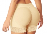 (Plus Size) Beige Sexy Carry Buttock Pants