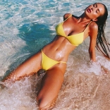 Sexy Women Bikinis Yellow