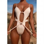 Women Bandage One-Piece Swimwear