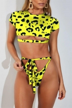 Yellow Short Sexy Bikini