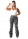 Yellow Fashion Women Jeans Printed Leopard Trousers