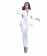White Long Sleeve V-Neck 2PCS Women Fashion Business Suits