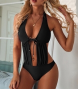 Black Sexy Women Bandage Swimsuit