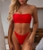 Red Chains Women Sexy Swimsuit