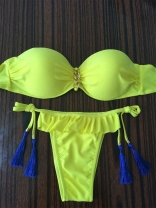 Yellow New Fashion Women Bikini Swimwear