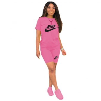 RoseRed Short Sleeve Printed Women Fashion 2PCS Sports Dress