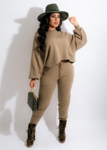 ArmyGreen Long Sleeve eBay Hot Women 2PCS Catsuit Jumpsuit Dress