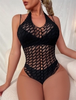 Black Lace Sexy Nets Women Party Tops
