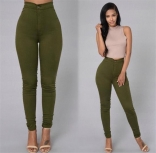 Green Fashion Women Jeans Pant