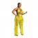 Yellow Sleeveless Halter V-Neck ollow-out Knitting Tassels Bandage Dress