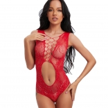 Red Diamond Lace Sexy Women Lingerie