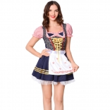 German Oktoberfest Costume cosplay Halloween maid dress stage clothes