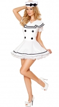 Halloween White Women's Navy Suit