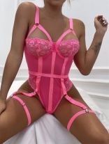RoseRed Women's Straps Sexy Lace Bandage Erotic Lingerie