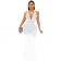 White Women Diamonds Prom Party Long Dress Sleeveless Bodycon Evening Dress